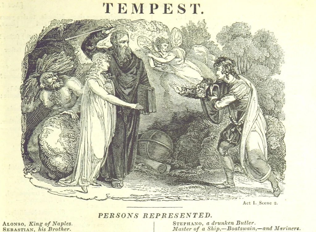 An illustration from The Works of Shakspeare; from the text of Johnson, Steevens, and Reed. With a biographical memoir, and a variety of interesting matter, illustrative of his life and writings. By W. Harvey, 1825, leaf 93