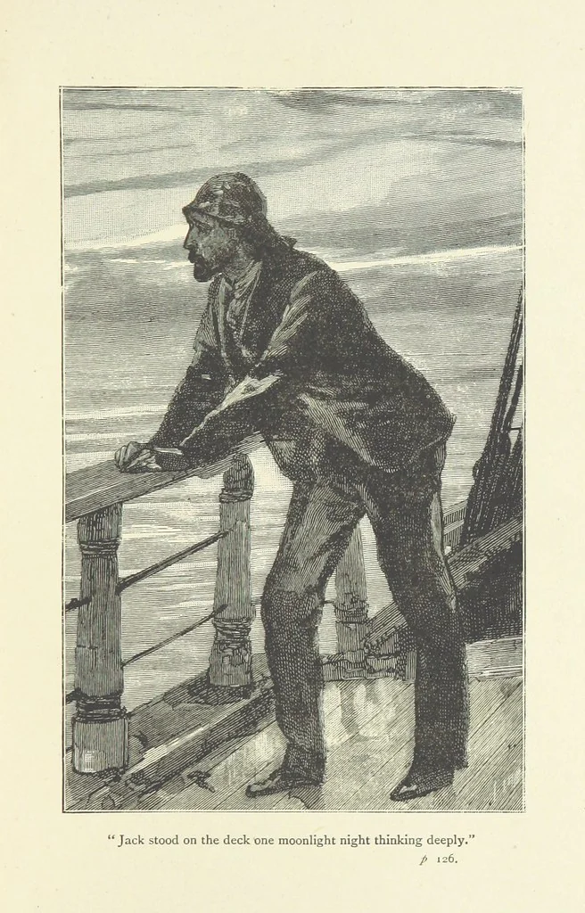 An illustration from Jack Forester's Fate. [A tale, 1893, leaf 131