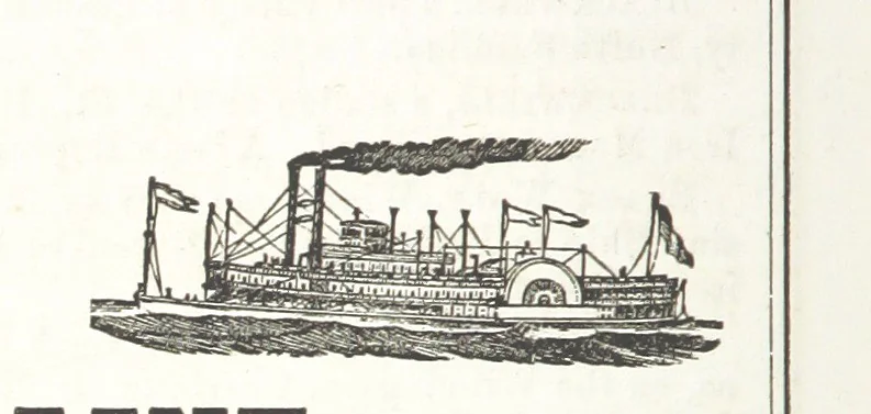 An illustration from Sheppard's Shippers' Guide to the South and West, embracing twenty-three states, Ohio, Indiana, Illinois, etc, 1867, leaf 100