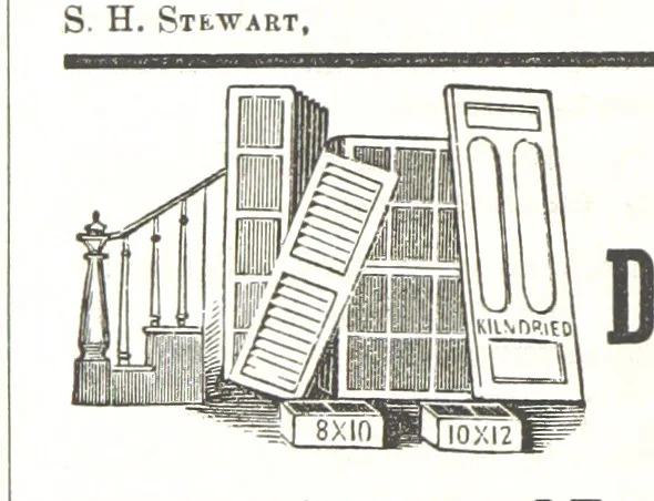 An illustration from Sheppard's Shippers' Guide to the South and West, embracing twenty-three states, Ohio, Indiana, Illinois, etc, 1867, leaf 122