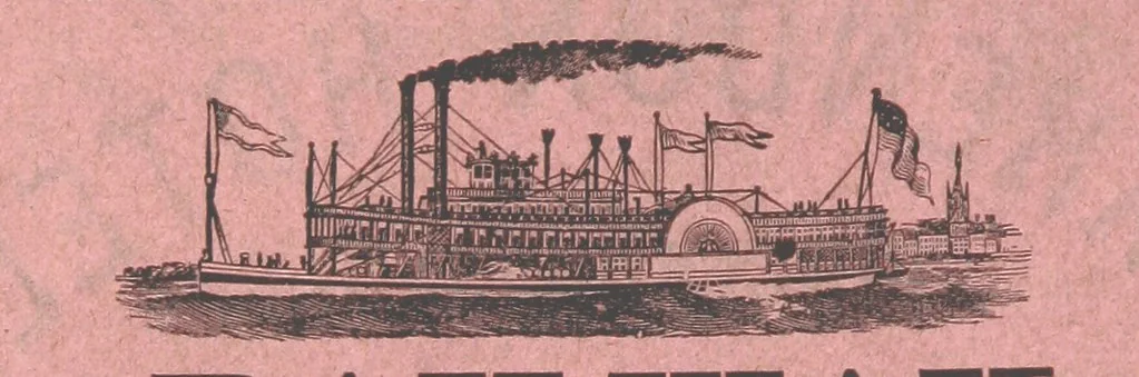 An illustration from Sheppard's Shippers' Guide to the South and West, embracing twenty-three states, Ohio, Indiana, Illinois, etc, 1867, leaf 16