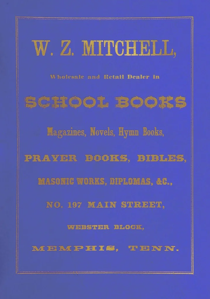 An illustration from Sheppard's Shippers' Guide to the South and West, embracing twenty-three states, Ohio, Indiana, Illinois, etc, 1867, leaf 175