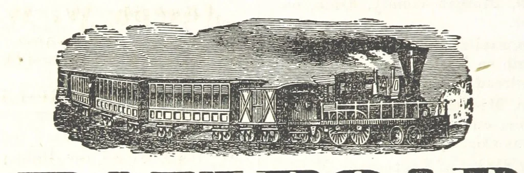 An illustration from Sheppard's Shippers' Guide to the South and West, embracing twenty-three states, Ohio, Indiana, Illinois, etc, 1867, leaf 178