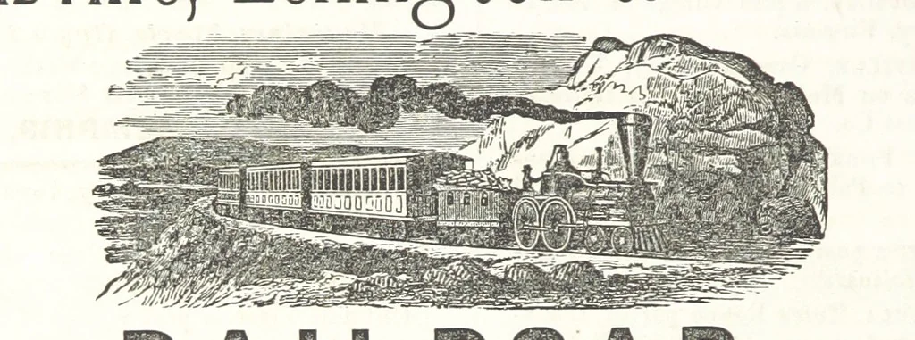 An illustration from Sheppard's Shippers' Guide to the South and West, embracing twenty-three states, Ohio, Indiana, Illinois, etc, 1867, leaf 182