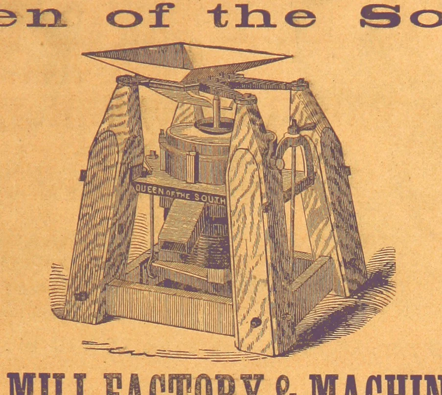 An illustration from Sheppard's Shippers' Guide to the South and West, embracing twenty-three states, Ohio, Indiana, Illinois, etc, 1867, leaf 21