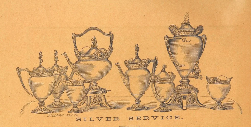 An illustration from Sheppard's Shippers' Guide to the South and West, embracing twenty-three states, Ohio, Indiana, Illinois, etc, 1867, leaf 22