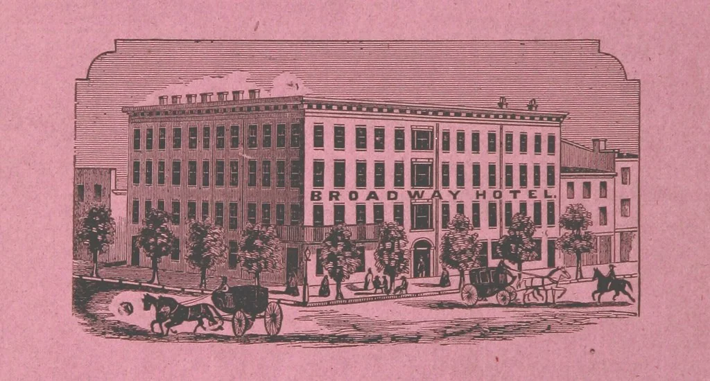 An illustration from Sheppard's Shippers' Guide to the South and West, embracing twenty-three states, Ohio, Indiana, Illinois, etc, 1867, leaf 224