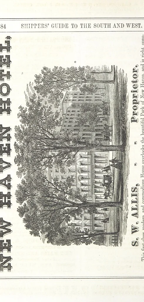 An illustration from Sheppard's Shippers' Guide to the South and West, embracing twenty-three states, Ohio, Indiana, Illinois, etc, 1867, leaf 464