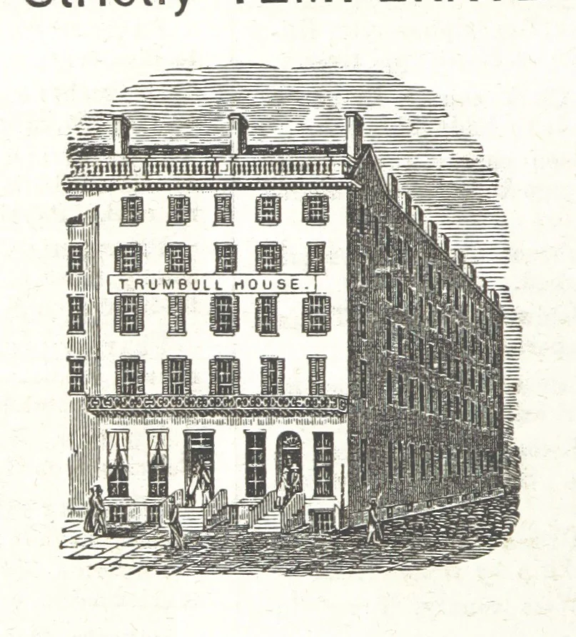 An illustration from Sheppard's Shippers' Guide to the South and West, embracing twenty-three states, Ohio, Indiana, Illinois, etc, 1867, leaf 506