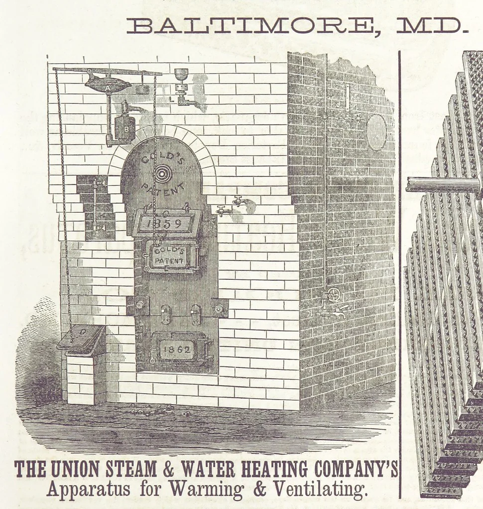 An illustration from Sheppard's Shippers' Guide to the South and West, embracing twenty-three states, Ohio, Indiana, Illinois, etc, 1867, leaf 507