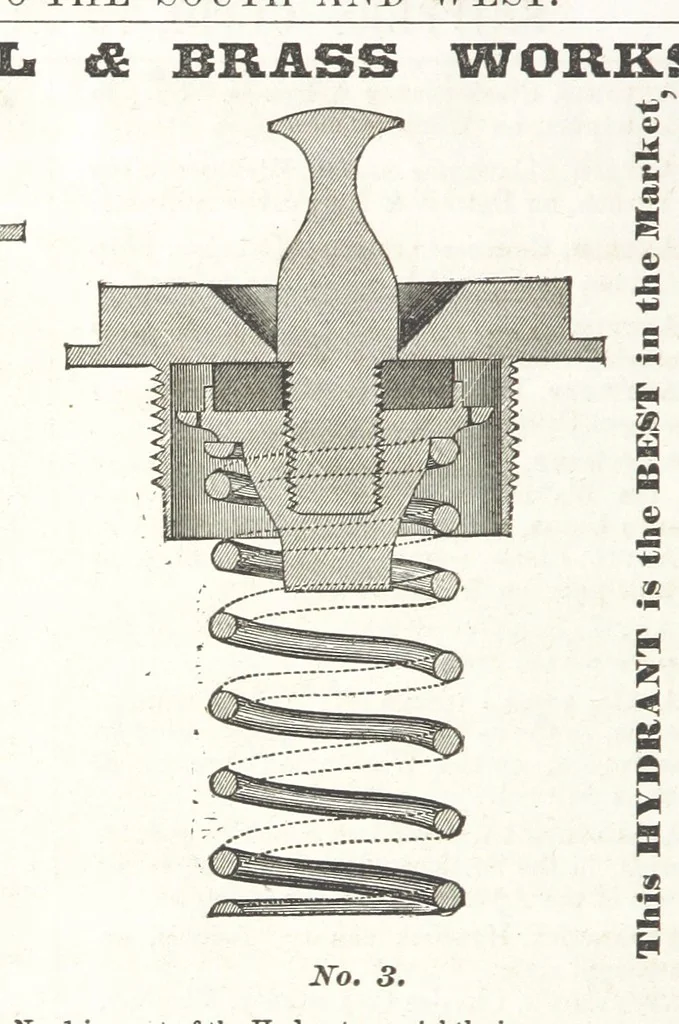 An illustration from Sheppard's Shippers' Guide to the South and West, embracing twenty-three states, Ohio, Indiana, Illinois, etc, 1867, leaf 52