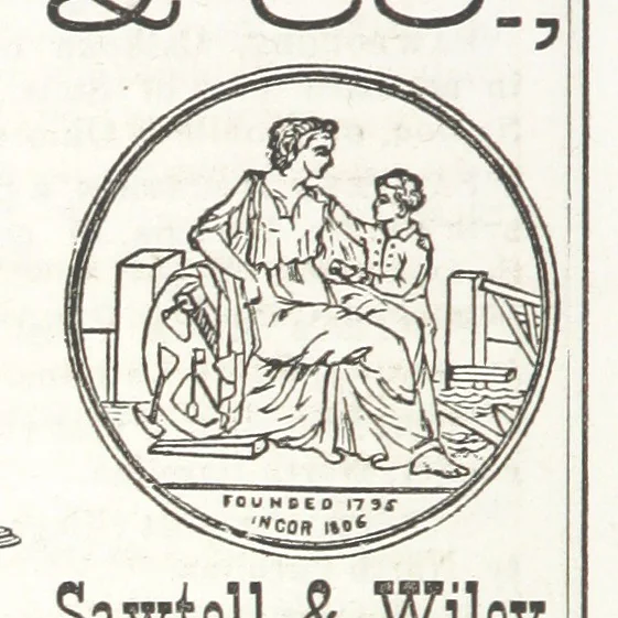 An illustration from Sheppard's Shippers' Guide to the South and West, embracing twenty-three states, Ohio, Indiana, Illinois, etc, 1867, leaf 552