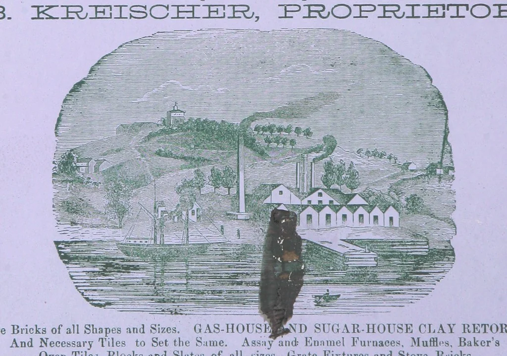 An illustration from Sheppard's Shippers' Guide to the South and West, embracing twenty-three states, Ohio, Indiana, Illinois, etc, 1867, leaf 6