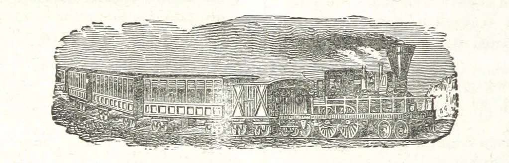 An illustration from Sheppard's Shippers' Guide to the South and West, embracing twenty-three states, Ohio, Indiana, Illinois, etc, 1867, leaf 638
