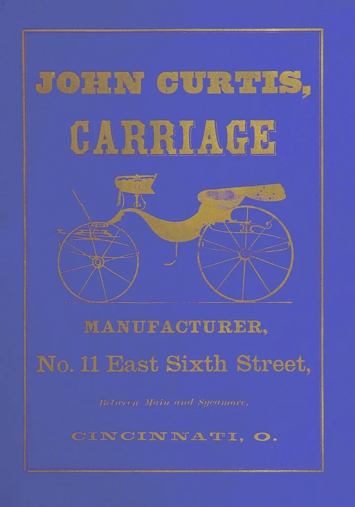 An illustration from Sheppard's Shippers' Guide to the South and West, embracing twenty-three states, Ohio, Indiana, Illinois, etc, 1867, leaf 655