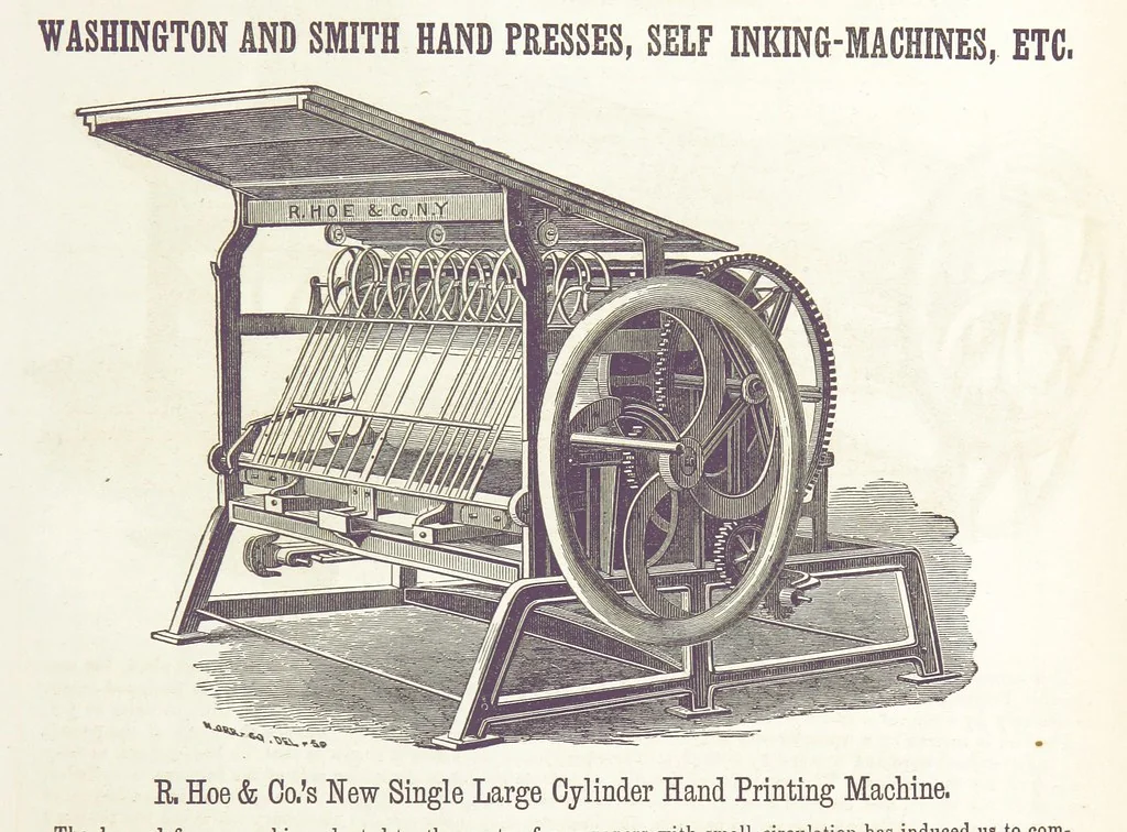 An illustration from Sheppard's Shippers' Guide to the South and West, embracing twenty-three states, Ohio, Indiana, Illinois, etc, 1867, leaf 763