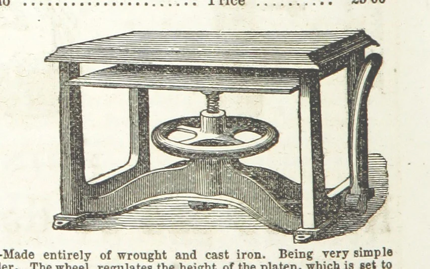 An illustration from Sheppard's Shippers' Guide to the South and West, embracing twenty-three states, Ohio, Indiana, Illinois, etc, 1867, leaf 766