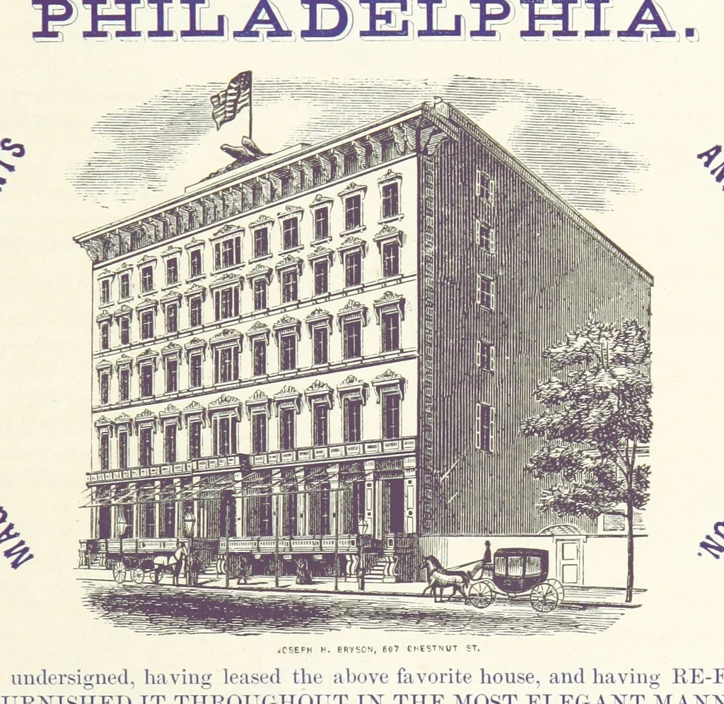 An illustration from Sheppard's Shippers' Guide to the South and West, embracing twenty-three states, Ohio, Indiana, Illinois, etc, 1867, leaf 811