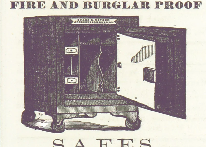 An illustration from Sheppard's Shippers' Guide to the South and West, embracing twenty-three states, Ohio, Indiana, Illinois, etc, 1867, leaf 849