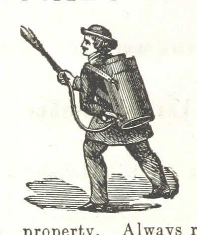 An illustration from Sheppard's Shippers' Guide to the South and West, embracing twenty-three states, Ohio, Indiana, Illinois, etc, 1867, leaf 876