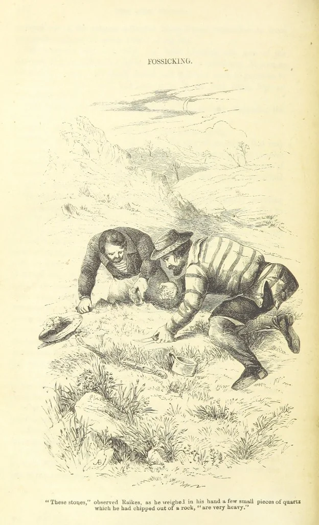 An illustration from Adventures of a Gold-Digger ... Illustrated, etc. [A reissue of “The Gold-Finder of Australia.”, 1856, leaf 160
