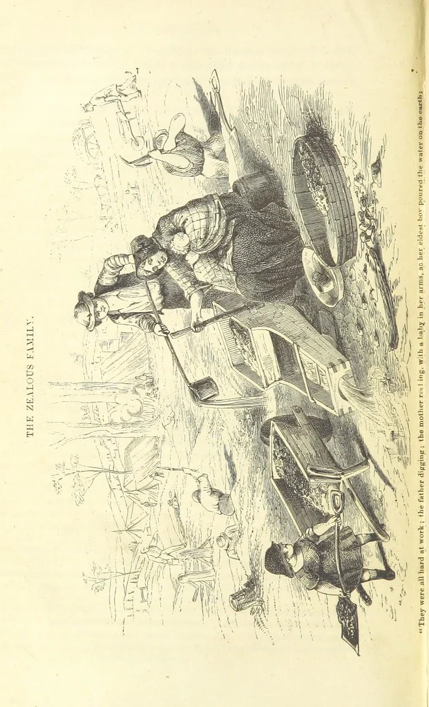 An illustration from Adventures of a Gold-Digger ... Illustrated, etc. [A reissue of “The Gold-Finder of Australia.”, 1856, leaf 402
