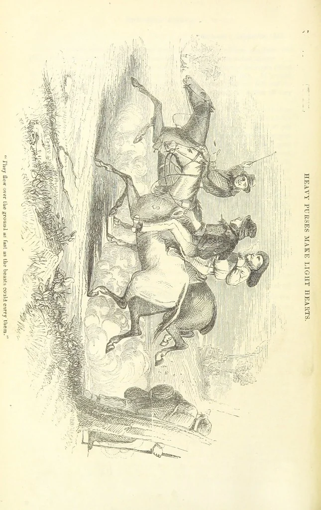 An illustration from Adventures of a Gold-Digger ... Illustrated, etc. [A reissue of “The Gold-Finder of Australia.”, 1856, leaf 46