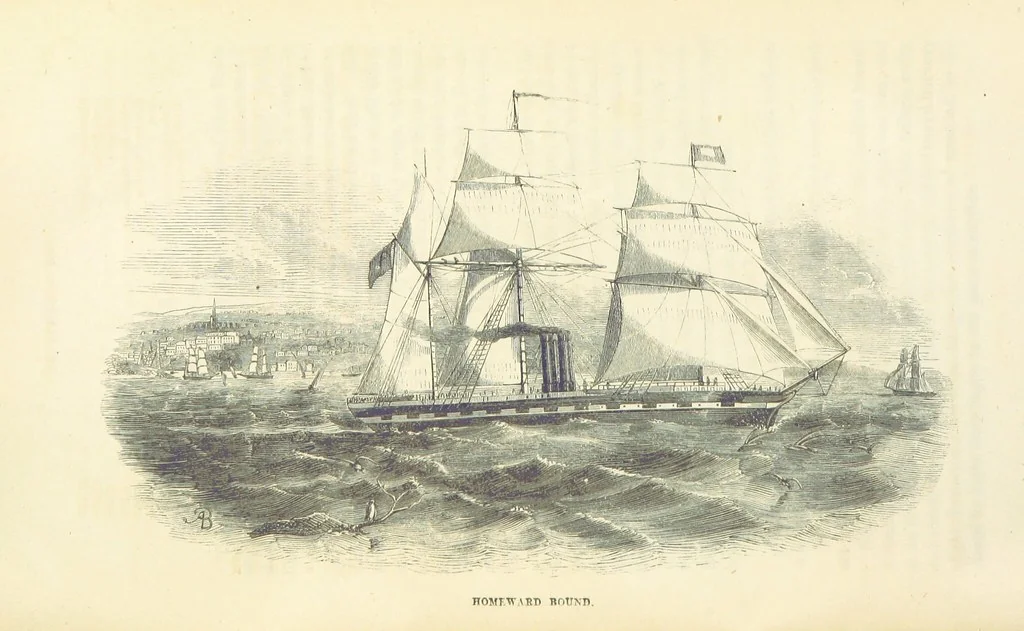 An illustration from Adventures of a Gold-Digger ... Illustrated, etc. [A reissue of “The Gold-Finder of Australia.”, 1856, leaf 469