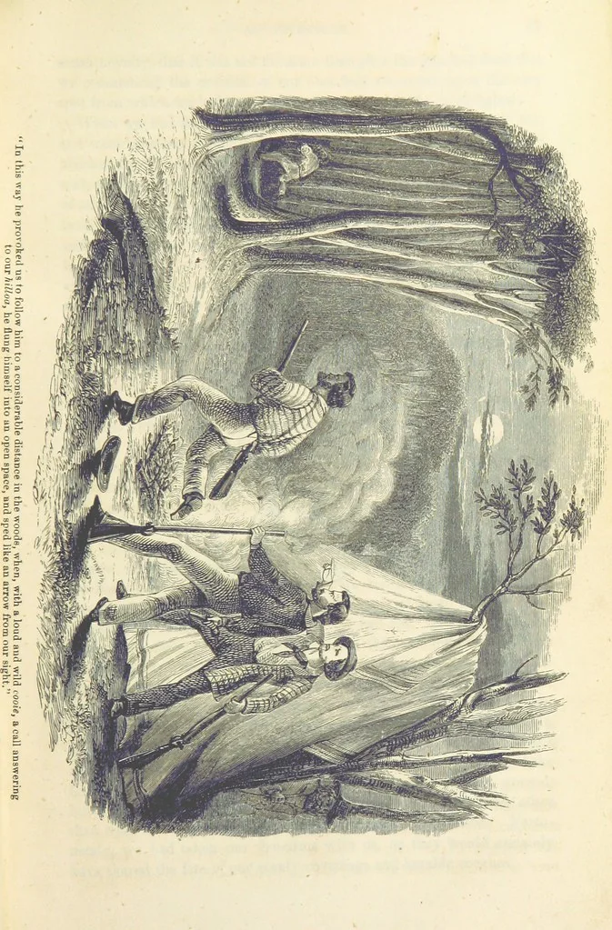 An illustration from Adventures of a Gold-Digger ... Illustrated, etc. [A reissue of “The Gold-Finder of Australia.”, 1856, leaf 67