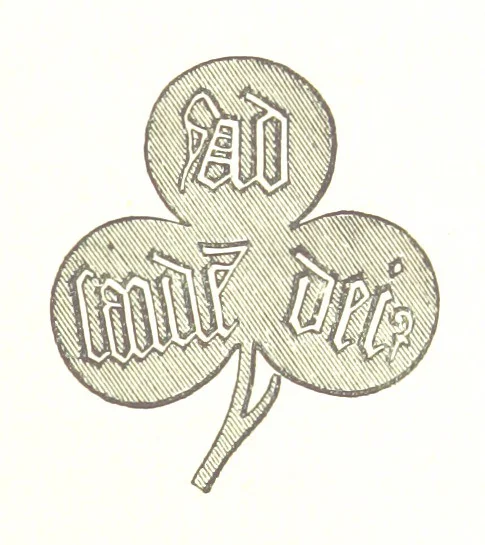An illustration from The History of the County of Monaghan, 1879, leaf 21