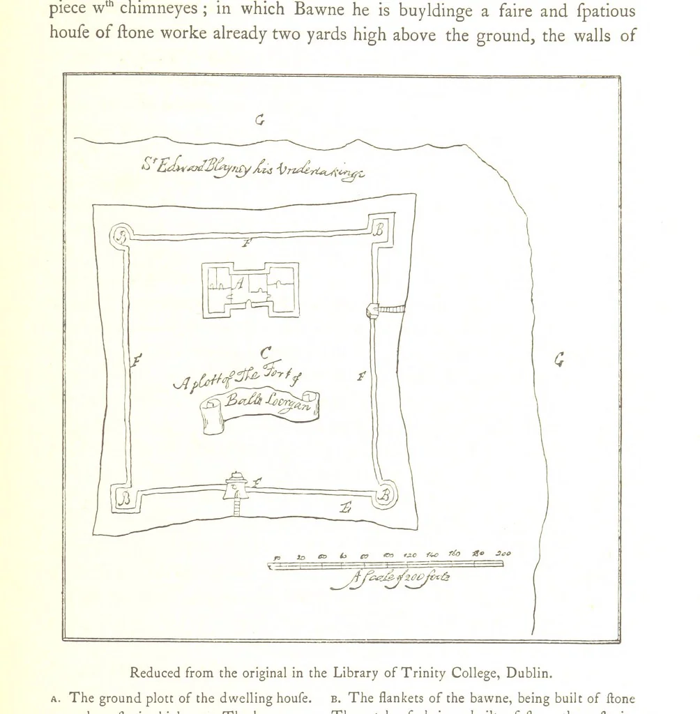An illustration from The History of the County of Monaghan, 1879, leaf 267