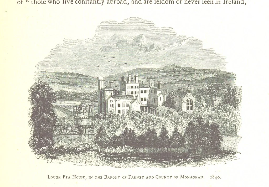 An illustration from The History of the County of Monaghan, 1879, leaf 307