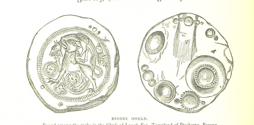 An illustration from The History of the County of Monaghan, 1879, leaf 544