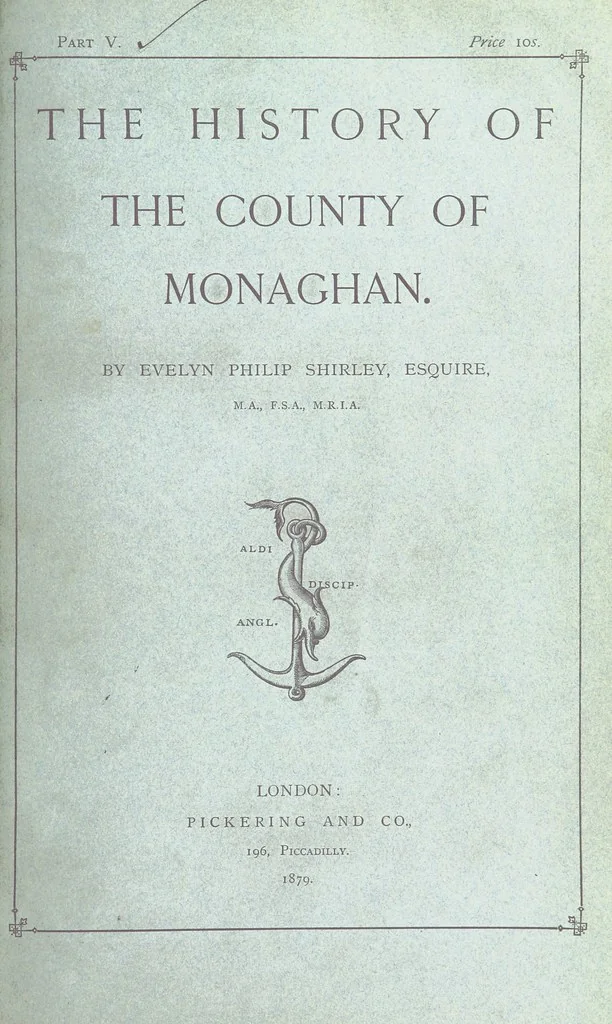 An illustration from The History of the County of Monaghan, 1879, leaf 649