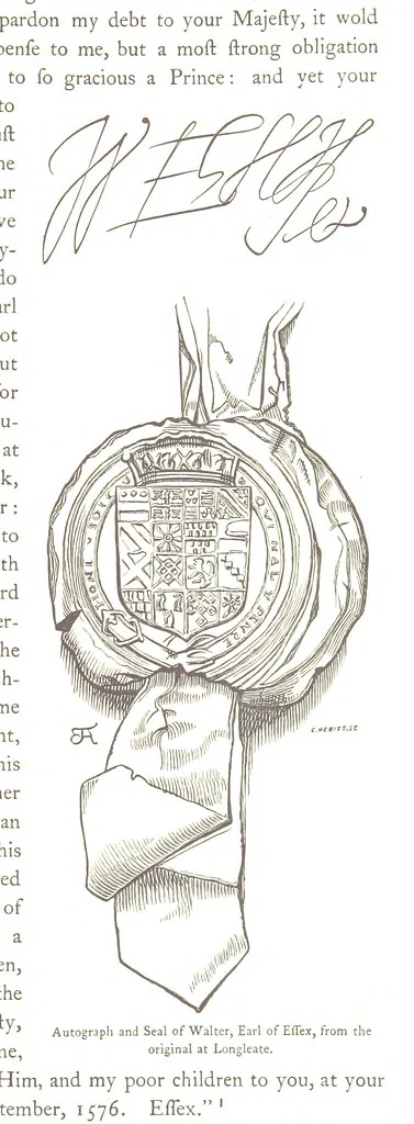 An illustration from The History of the County of Monaghan, 1879, leaf 91