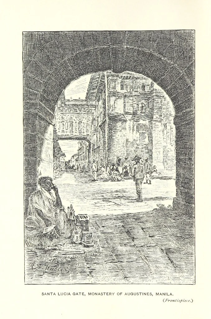 An illustration from Quaint Corners of Ancient Empires: Southern India, Burma, and Manila ... Illustrated, 1899, leaf 8