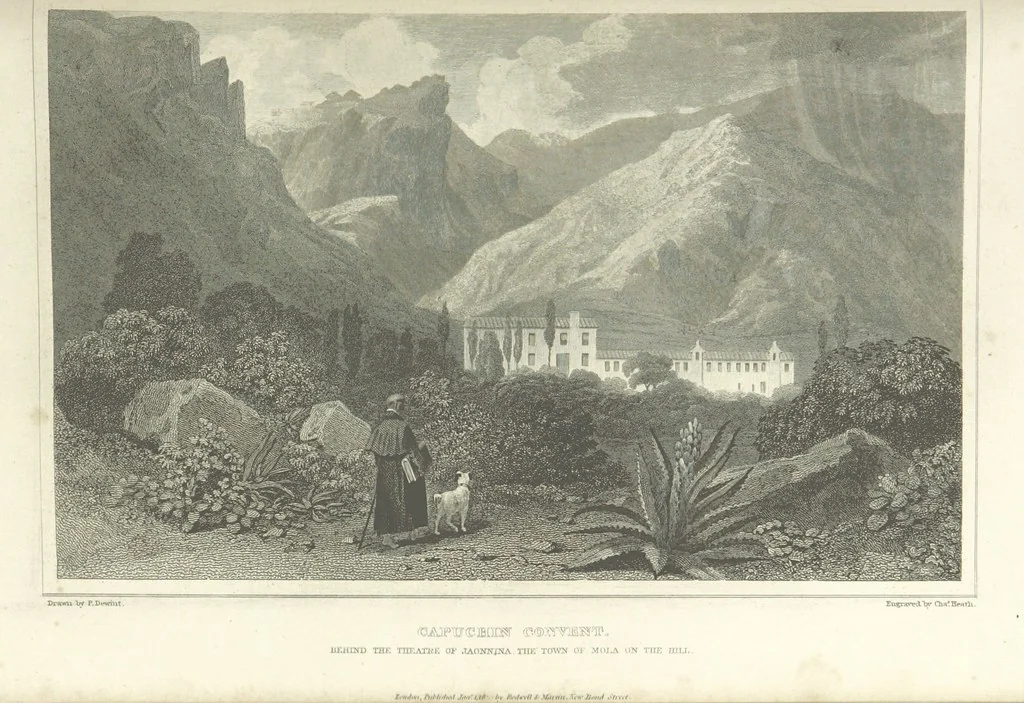 An illustration from The Scenery of Sicily. [Engravings. After drawings by peter De Wint, from sketches by William Light, 1825, leaf 93