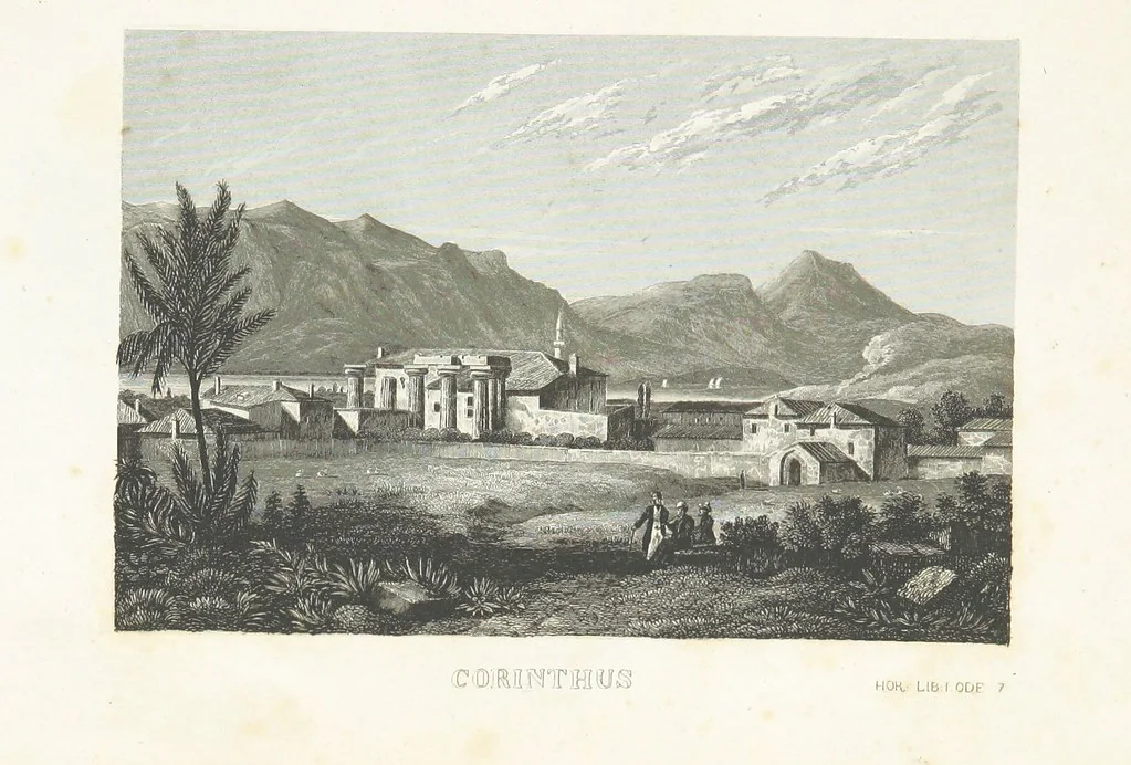 An illustration from 30 Bilder zu Horazens Werken, gestochen unter der Leitung von C. Frommel nach Zeichnungen v. Catel, Frommel, etc. (Erklärung der dreissig Bilder zu Horazens Werken, von ... Dr Sickler.), 1829, leaf 123