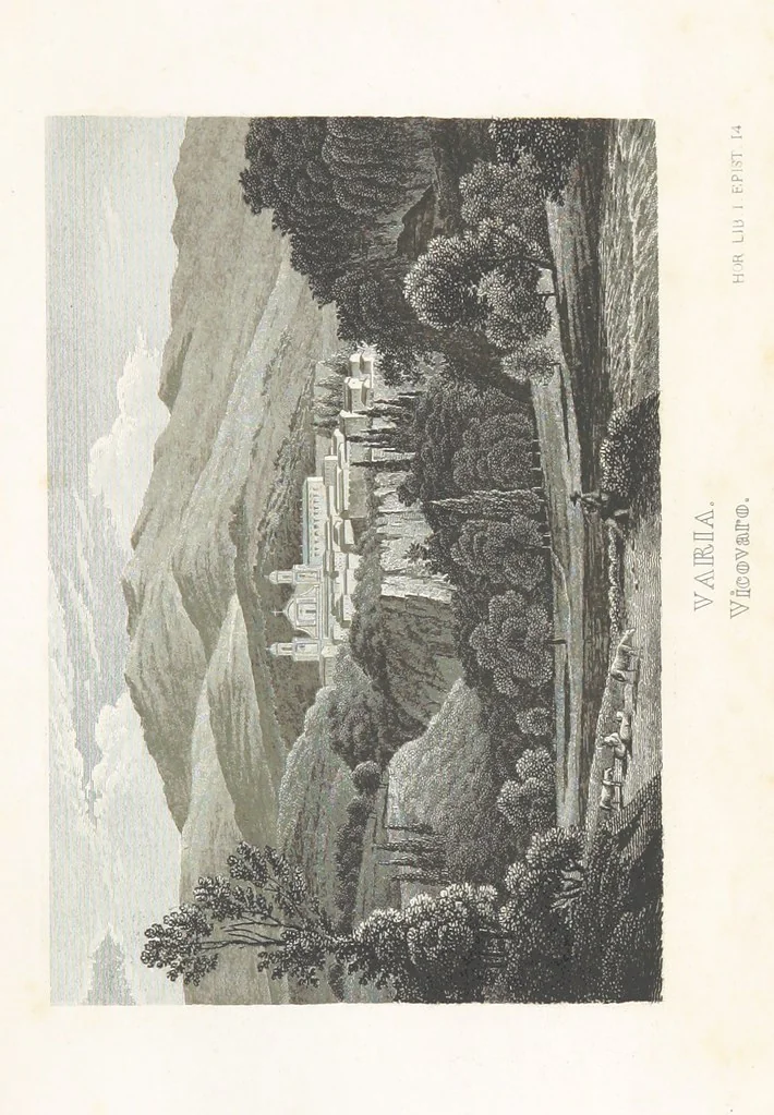 An illustration from 30 Bilder zu Horazens Werken, gestochen unter der Leitung von C. Frommel nach Zeichnungen v. Catel, Frommel, etc. (Erklärung der dreissig Bilder zu Horazens Werken, von ... Dr Sickler.), 1829, leaf 19