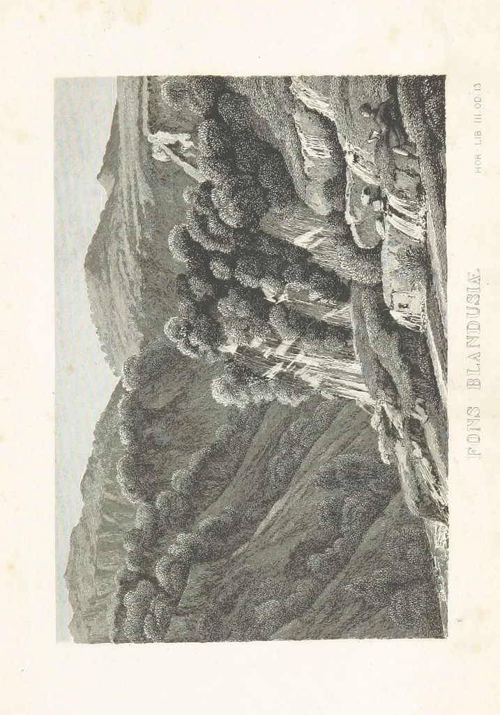 An illustration from 30 Bilder zu Horazens Werken, gestochen unter der Leitung von C. Frommel nach Zeichnungen v. Catel, Frommel, etc. (Erklärung der dreissig Bilder zu Horazens Werken, von ... Dr Sickler.), 1829, leaf 27