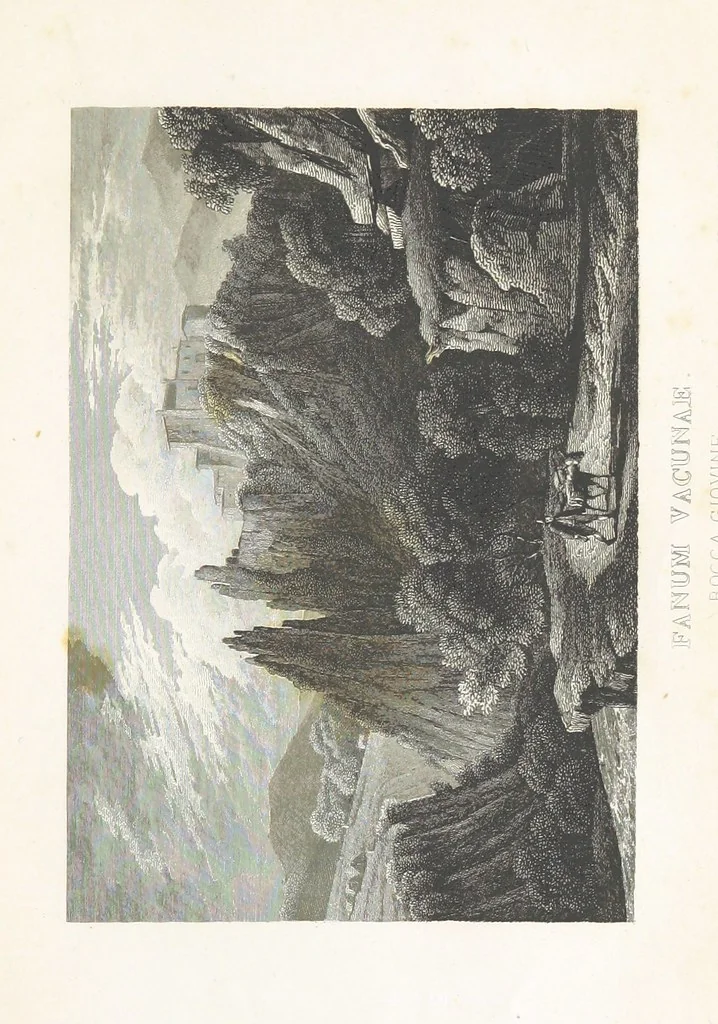 An illustration from 30 Bilder zu Horazens Werken, gestochen unter der Leitung von C. Frommel nach Zeichnungen v. Catel, Frommel, etc. (Erklärung der dreissig Bilder zu Horazens Werken, von ... Dr Sickler.), 1829, leaf 55