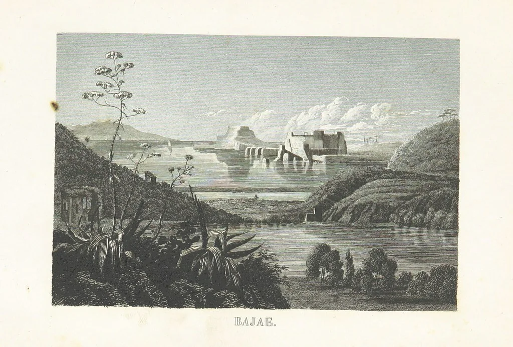 An illustration from 30 Bilder zu Horazens Werken, gestochen unter der Leitung von C. Frommel nach Zeichnungen v. Catel, Frommel, etc. (Erklärung der dreissig Bilder zu Horazens Werken, von ... Dr Sickler.), 1829, leaf 75