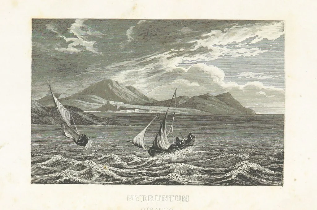 An illustration from 30 Bilder zu Horazens Werken, gestochen unter der Leitung von C. Frommel nach Zeichnungen v. Catel, Frommel, etc. (Erklärung der dreissig Bilder zu Horazens Werken, von ... Dr Sickler.), 1829, leaf 99