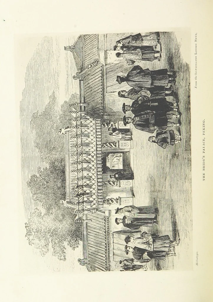 An illustration from Meeting the Sun: a journey all round the world, through Egypt, China, Japan, and California ... With ... heliotype and other illustrations, 1874, leaf 208