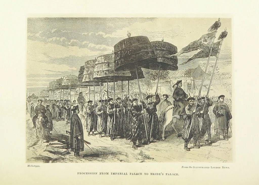 An illustration from Meeting the Sun: a journey all round the world, through Egypt, China, Japan, and California ... With ... heliotype and other illustrations, 1874, leaf 214