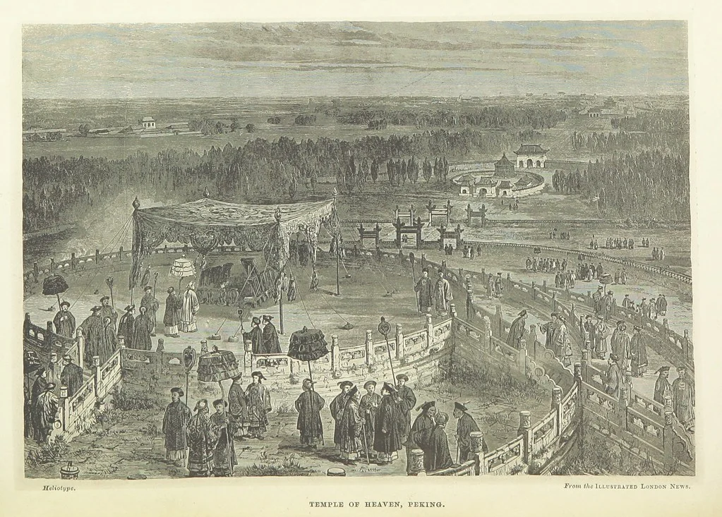 An illustration from Meeting the Sun: a journey all round the world, through Egypt, China, Japan, and California ... With ... heliotype and other illustrations, 1874, leaf 236