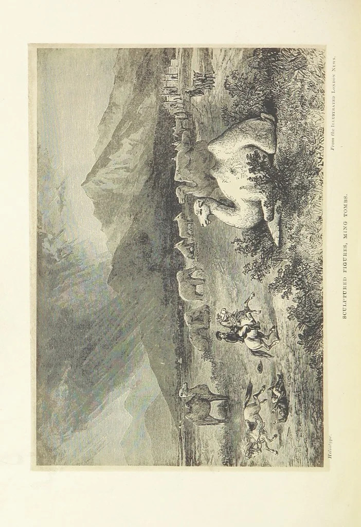 An illustration from Meeting the Sun: a journey all round the world, through Egypt, China, Japan, and California ... With ... heliotype and other illustrations, 1874, leaf 308