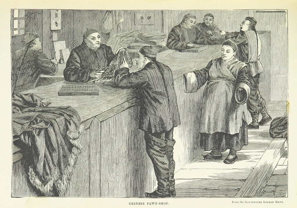 An illustration from Meeting the Sun: a journey all round the world, through Egypt, China, Japan, and California ... With ... heliotype and other illustrations, 1874, leaf 385