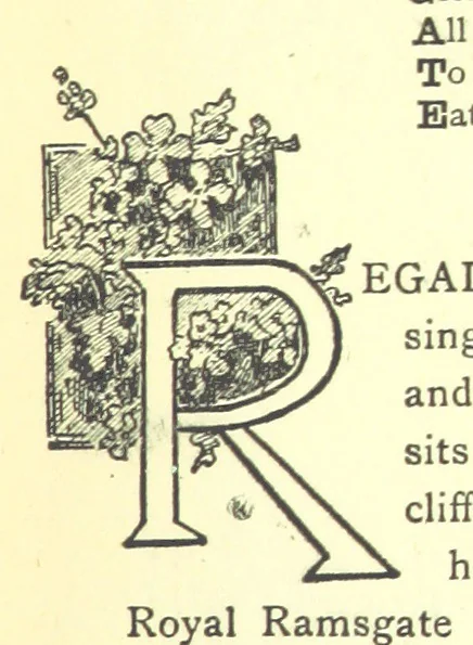 An illustration from Royal Ramsgate. Second edition, 1897, leaf 11