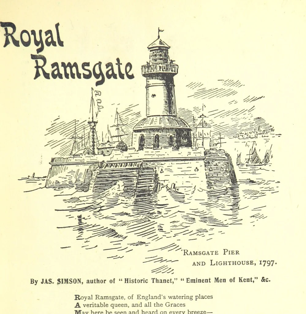 An illustration from Royal Ramsgate. Second edition, 1897, leaf 11